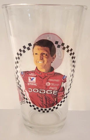 NASCAR Coca Cola Racing Pint Glass Bill Elliott #9 Dodge Cover