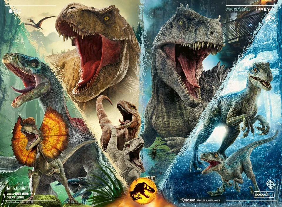Jurassic World: Dominion 100 pc XXL Puzzle - Image 1 of 1