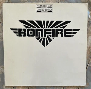 BONFIRE Promotional Copy LIMITED EDITION COLLECTORS ITEM Album LP Record VINYL - Imagen 1 de 4