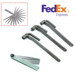 3Pcs Motorcycle Adjustment Tool Valve Screw Wrench 8mm 9mm 10mm+Feeler Gauge -US - Picture 1 of 7