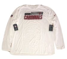 Nike Arizona Cardinals NFL Team On Field Dri-Fit Long Sleeve Shirt 3XL White