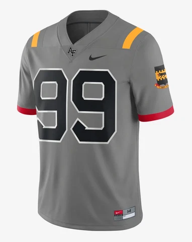 Nike College Air Force Falcons Anthracite Red Tails Alternate Jersey M,L, XL NWT Cover