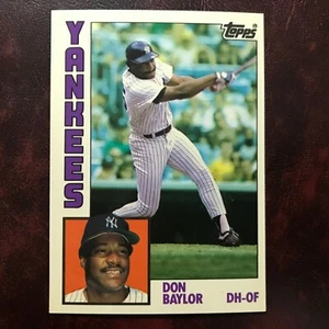 1984 Topps TIFFANY Set DON BAYLOR #335 N.Y. YANKEES - NM/MINT+ *HIGH GRADE* - Picture 1 of 2