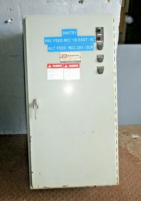 INTERRUPTOR DE TRANSFERENCIA AUTOMÁTICA ZENITH 80 AMP 480 VAC TRIFÁSICO ZTSH8ECS-5 Foto 1 de 4