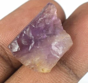 Natürlich Zweifarbig Ametrin 19.40 Karat / 19 MM Edelstein Grobem Probe - Picture 1 of 8