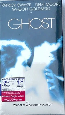 Ghost VHS 1993 - Factory Sealed w/ McDonald’s watermark NEW SLIPCOVER Halloween - Image 1 of 4
