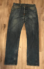 Unique VOI JNS903 Men's Faded Blue Jeans 34 Waist 32 Leg #2305