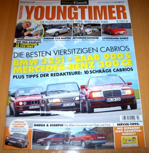 Youngtimer, 3/2014, DIE BESTEN CABRIOS, BMW323i, SAAB 900S, Mercedes 300 CE, u.a - Bild 1 von 18