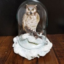 {The Franklin Mint} George McMonigle Hand Painted "The Great Horned Owl"