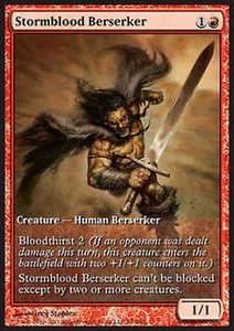 *MRM* TEXTLESS FR/VF Berserker Sangorage (Stormblood Berserker) MTG FNM - Bild 1 von 1