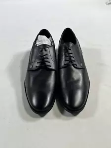 Mens Bacco Bucci Black Leather Classic Oxford Dress Shoes 13 D NEW - Picture 1 of 7