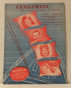 TANGERINE film "La flotta è dentro" Mercer/Schertzinger 1942 spartiti di guerra - Foto 1 di 11