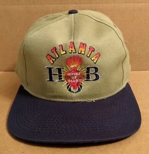 Baseballmütze Kappe Atlanta House of Blues HB hellbraun/marine verstellbar Druckknopflasche Baumwolle - Bild 1 von 8