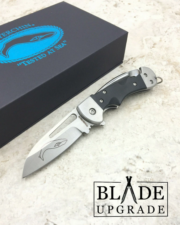 Myerchin Generation 2 Crew Pro G-10 Sheepsfoot Linerlock Folding Knife BF377