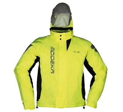 Modeka Ax Dry II Motorrad Regenjacke Gr. M - Gelb Schwarz - Bild 1 von 2