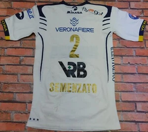 NEW BLU VOLLEY VERONA SEMENZATO 2 MAGLIA SHIRT MAILLOT PALLAVOLO VOLLEY tg. M - Imagen 1 de 3