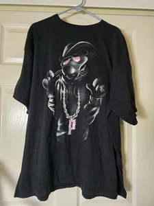 Vintage Pink Panther Bling Bling Pimp Gangsta Hip Hop Y2K Shirt Herren 3XL RAR! - Bild 1 von 4