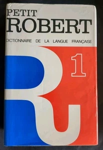 Vintage HBDJ Le Petit Robert 1 la nouvelle edition 1989 French dictionary - Picture 1 of 3