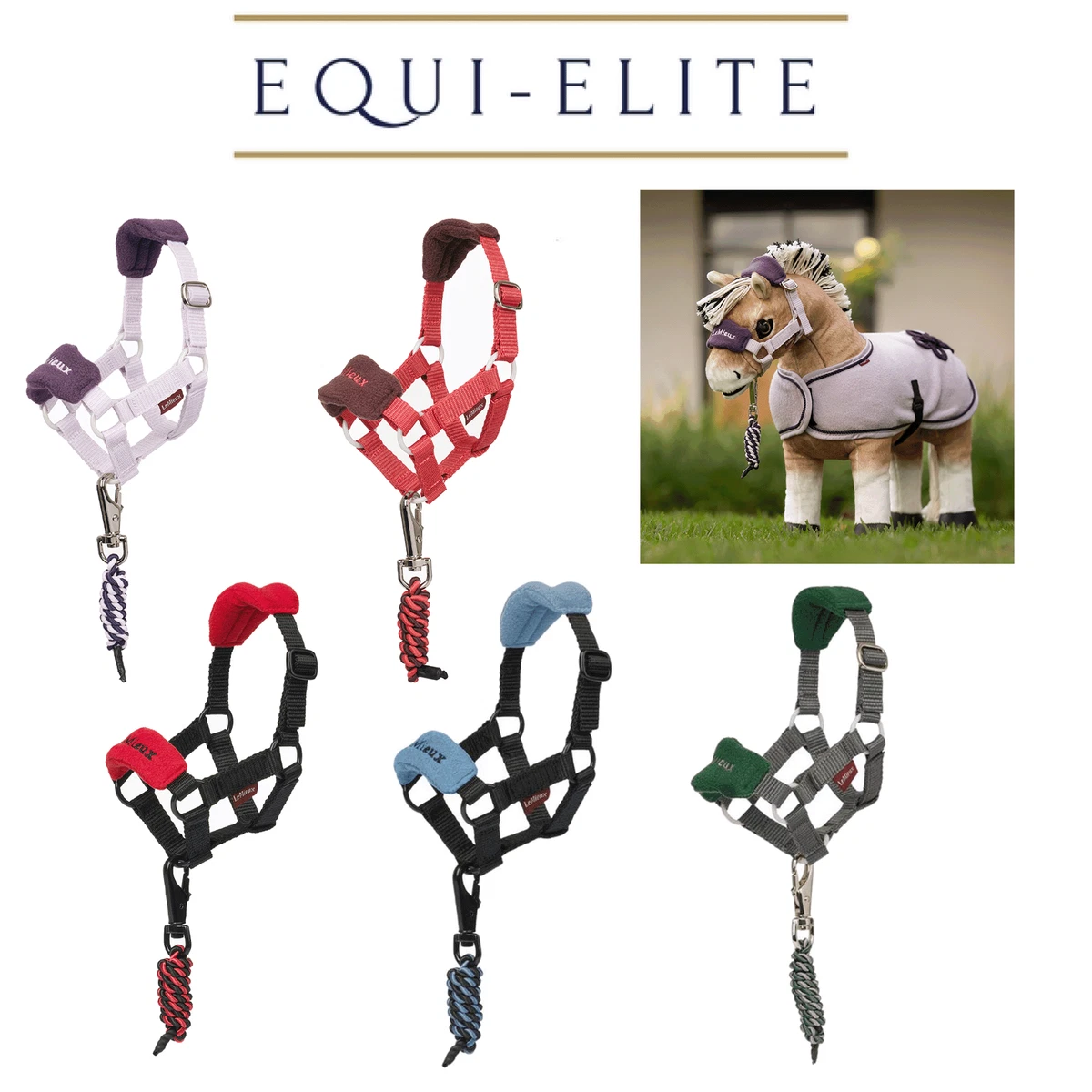 10 Rosette Testa Di Cavallo Con Ferro Di Cavallo E Coda - Decorazioni Per Feste A Tema Equestre