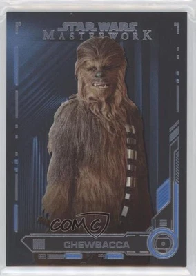 2019 Topps Star Wars Masterwork Blue Chewbacca #4 2rz - Image 1 of 3
