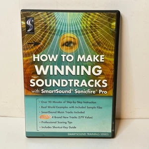 How To Make Winning Soundtracks SmartSound Sonicfire CD-ROM *BUY 2 GET 2 FREE* - Afbeelding 1 van 4