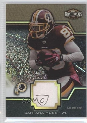 2011 Topps Triple Threads Unity Relics Sepia /27 Santana Moss #TTUSR-114 - Image 1 of 2