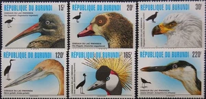 BURUNDI 1996 1828-33 aves aves fauna del Nilgan garra del Golia águila de viaje ** - Imagen 1 de 1