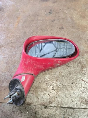 Espejo retrovisor derecho Honda Civic Del Sol 93-97 manual rojo OEM Foto 1 de 4