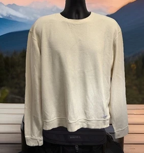 $ 95 BANKS JOURNAL Huckberry Thermo Pullover Herren M Waffelstrick minimalistisch Baumwolle - Bild 1 von 12