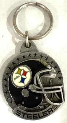 Llavero Casco Oficial 1991 Pittsburgh Steelers NFL De Colección Siskiyou Buckle Co Foto 1 de 2