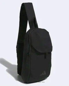 Adidas Essentials 3 Sling Crossbody Bag Schwarz, Karabiner, Multi-Pocket - Neu mit Etikett! - Bild 1 von 10