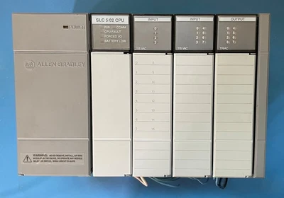 ALLEN BRADLEY SLC500 5/02 1746-A4 Rack con Módulos Enchufables - Sin Probar Foto 1 de 4