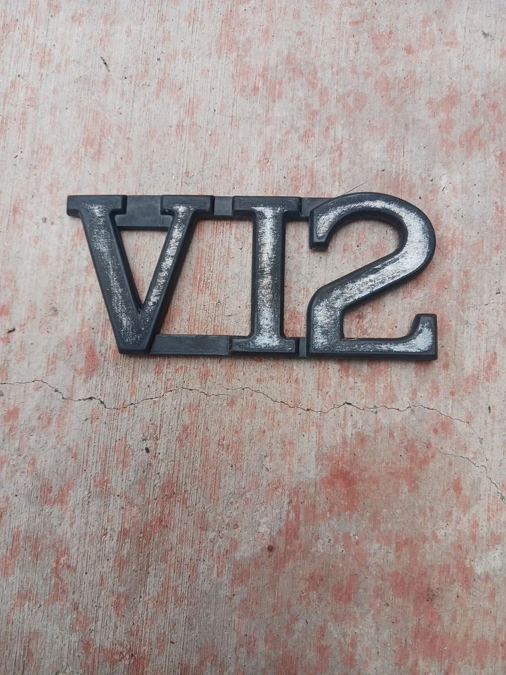 Insignia maletero Jaguar XJS XJ6 V12 Foto 1 de 2