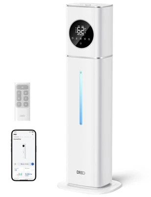 Humidificador inteligente Dreo 11L 700 pies cuadrados, humidificador de aire de niebla fría 100H Foto 1 de 4
