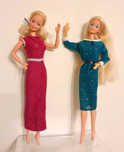 1981 Coppia abiti Barbie Fashion Collectibles #3679,#3680  Mattel-NO DOLLS - Foto 1 di 10