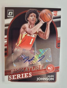 2021-22 Donruss Optic #SS-JJN Jalen Johnson Signature Series - Picture 1 of 2