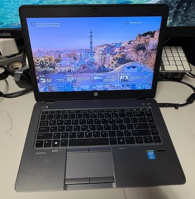 HP EliteBook 840 G2 14" Intel Core i7-5600U 2.60 GHz 8GB RAM 500GB SSD_H - Image 1 of 4