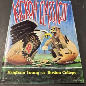 1985 29. AUG KICKOFF CLASSIC PROGRAMM - BRIGHAM YOUNG VS BOSTON COLLEGE - Bild 1 von 9