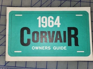 1964 Chevrolet Corvair Owners Manual Original - Picture 1 of 1