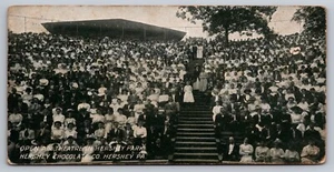 Hershey Bar Sized Printed Postcard 2.6 Hershey Park Theater Hershey Chocolate Co - Picture 1 of 2