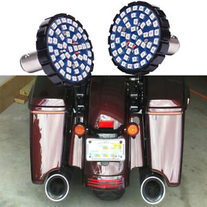 For Harley Street Road Glide Special 1157 RED LED Brake Tail Turn Signals Light