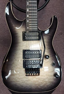 ESP EII HORIZON FR BLACK NATURAL BURST JAPAN ELECTRIC GUITAR WITH CASE - Picture 1 of 5