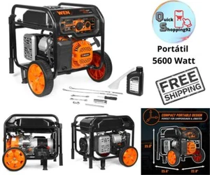 Generadora De Electricidad A Gasolina Generador Portátil de 5600 Watt 224 ccm - Bild 1 von 12