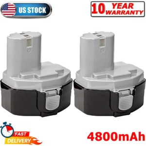 2Pack 14.4 VOLT BATTERY For MAKITA 1433 1434 1435 1420 1422 1435F 14.4V Cordless - Picture 1 of 1