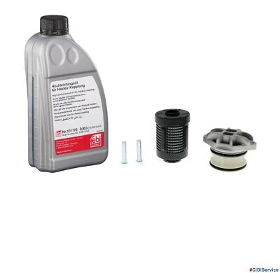 Kit Manutenzione Haldex Gen IV 4 Filtro + Olio Febi Bilstein Audi Seat Skoda VW - Immagine 1 di 4
