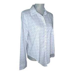 J.Crew Women’s Button Down Shirt with Tie Knot Front. Tiny floral print Large - Bild 1 von 13