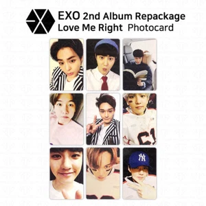 EXO 2nd Album Repackage Love Me Right Official Photocard Korean Version KPOP - Picture 1 of 30