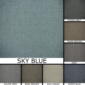 Premium Sierra Linen Woven Look Fabric Furnishing Sofa Bed Cushion Curtain Craft - Picture 1 of 11