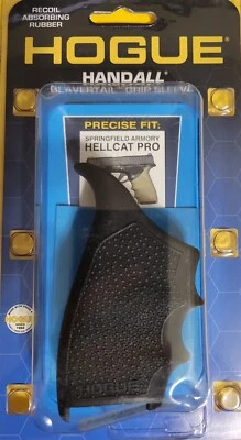 Hogue HANDALL Beavertail Grip Sleeve Springfield Hellcat Pro Black 18320 NEW
