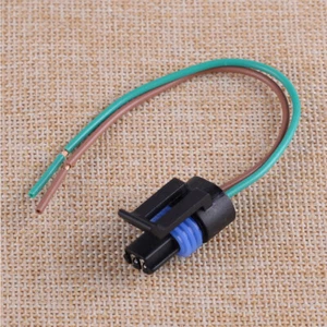 1Pcs for GM DELPHI 15A 12162193 Plastic Black Blue Plug Temperature Sensor ш - Picture 1 of 4